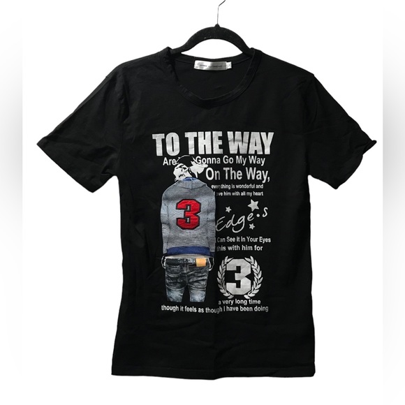 Comme des Garcons Other - Comme Des Garçons Large (Fits Med) Textured Mixed Media Tshirt